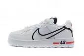 tendances nike air force one react livraison gratuite af2032 logo 3d white